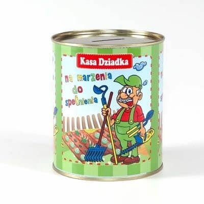 Skarbonka - puszka KASA DZIADKA